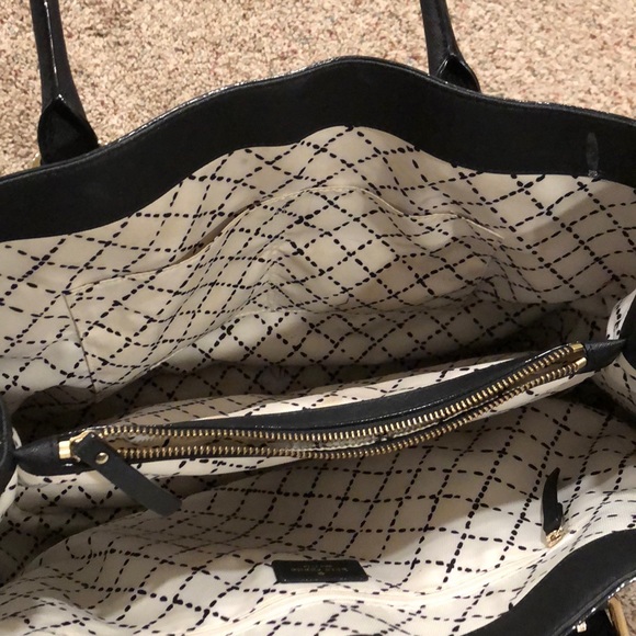 Black leather Kate spade tote bag - Picture 2 of 5